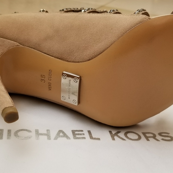 Michael Kors Swarovki Crystal Ankle Sandle Heel - Picture 4 of 5